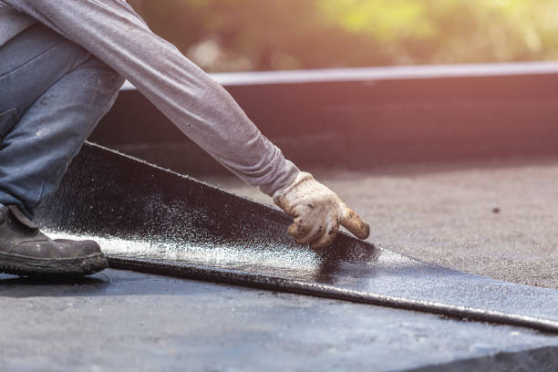 Professional Crawl Space Encapsulation technician working in Brookston, IN